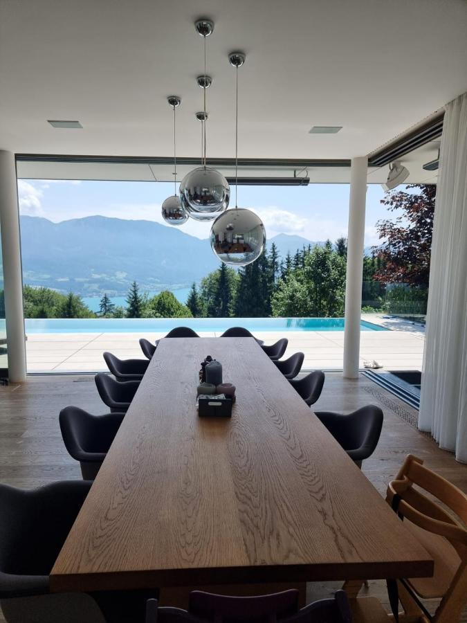 Attersee Luxury Design Villa With Dream Views, Large Pool And Sauna Нусдорф-ам-Аттерзее Экстерьер фото